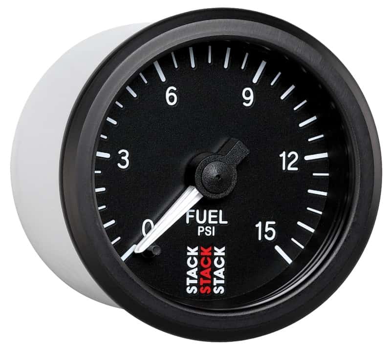 AutoMeter — Autometer Stack 52mm 0-15 PSI 1/8in NPTF Male Pro Stepper Motor Fuel Pressure Gauge - Black
Ga FP Stpr Blk 15psi - view 5