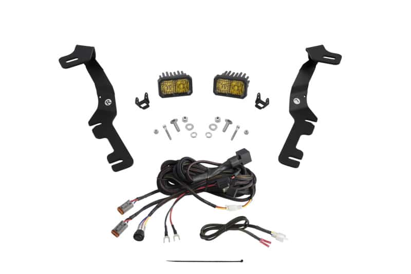 Diode Dynamics — Diode Dynamics Stage Series Ditch Light Kit for 2019-Present Ram C2 - Sport Yellow Combo - view 1