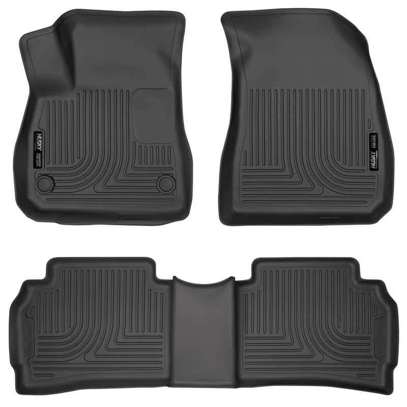 Husky Liners — Husky Liners 2016 Chevy Malibu Weatherbeater Black Front & 2nd Seat Floor Liners (Footwell Coverage)
Floor Liners - view 2