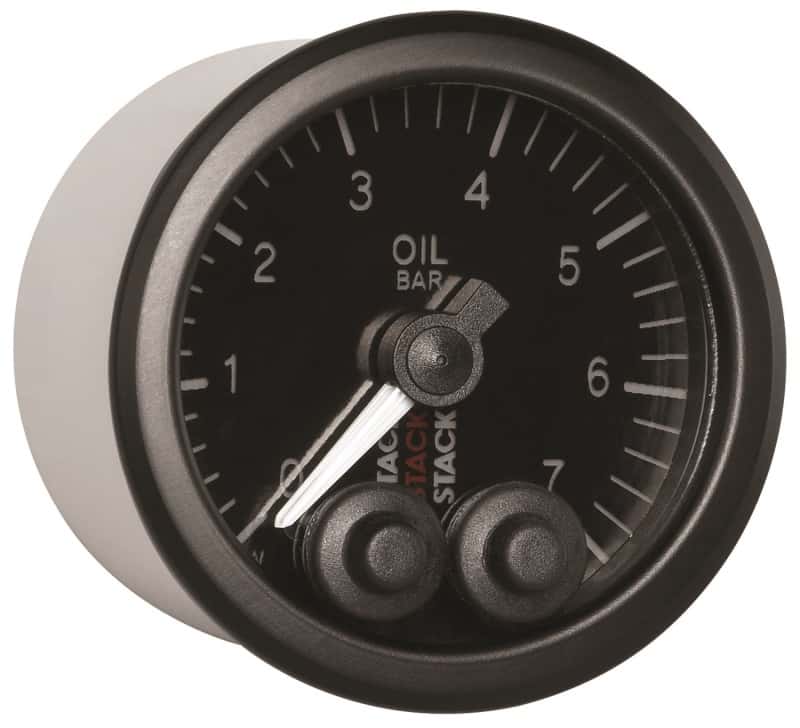 AutoMeter — Autometer Stack 52mm 0-7 Bar M10 Male Pro-Control Oil Pressure Gauge - Black
Ga OilP PC Blk 7 Bar - view 4