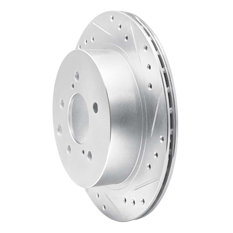 R1 Concepts — R1 93-01 Infiniti Q45 Rear Right Drilled & Slotted Silver Brake Rotor
R1 Brake Rotor Drill - view 2