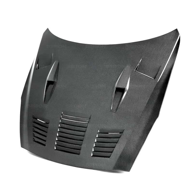 Seibon — Seibon 09-12 Nissan GTR R35 GTII-Style Carbon Fiber Hood - view 1