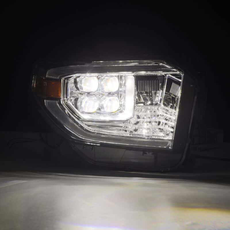 AlphaRex — AlphaRex 14-21 Toyota Tundra NOVA LED Proj HL Chrome w/Actv Light & Seq. Sig + Switchback DRL
Projector Headlights - view 6