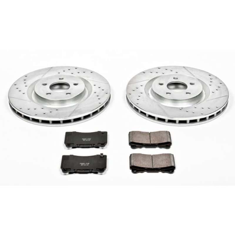 PowerStop — Power Stop 07-14 Ford Mustang Front Z23 Evolution Sport Brake Kit - view 1