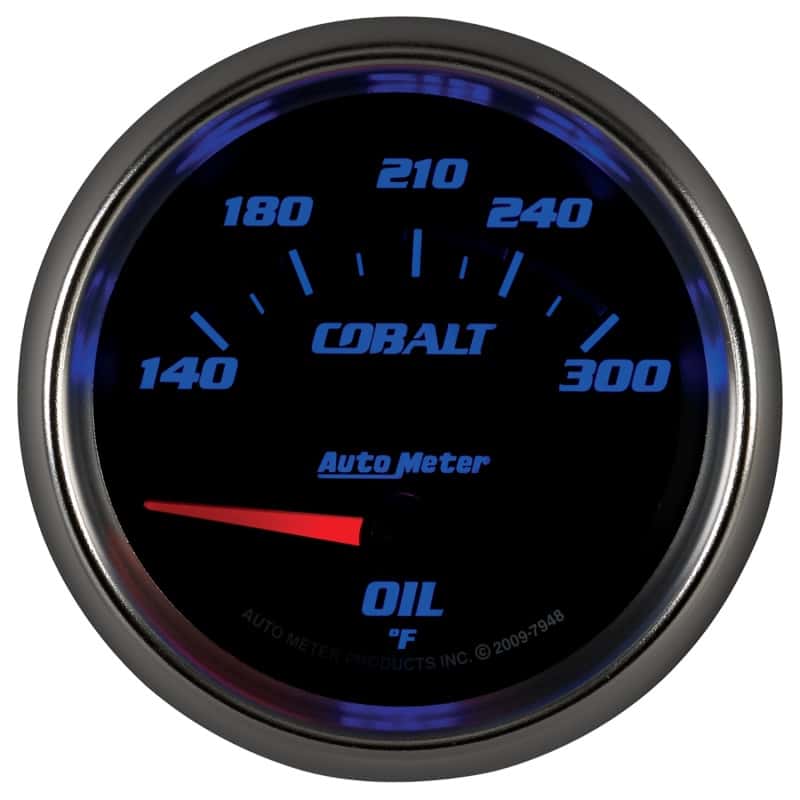 AutoMeter — Autometer Cobalt 66.7mm 140-300 Degree F Electric Oil Temperature Gauge
GA 2.6" OILT ELEC CB - view 10