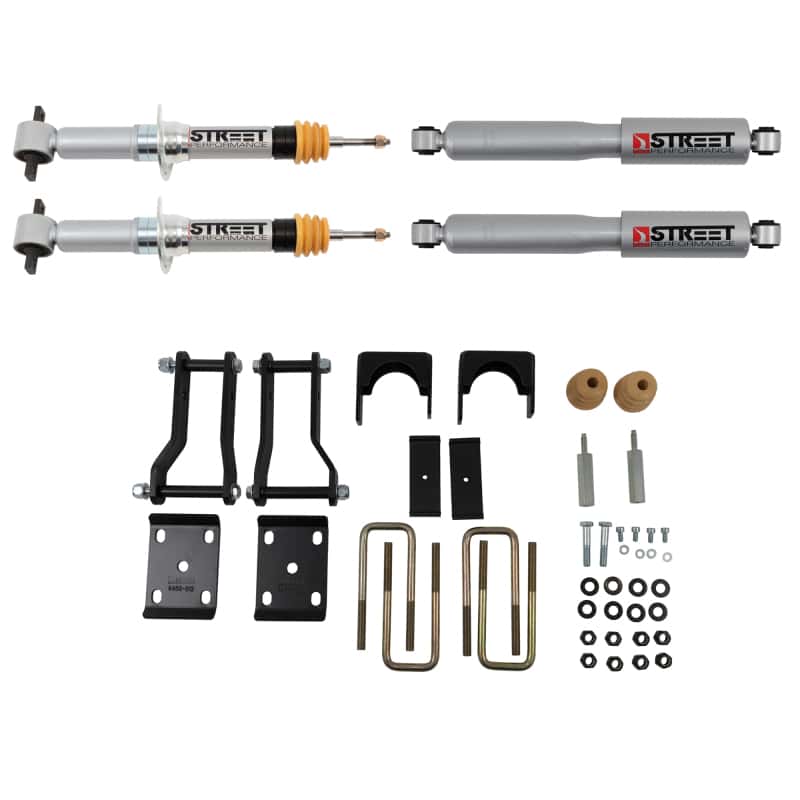 Belltech — Belltech LOWERING Kit 2019+ Ford Ranger 2WD 2in Front/4in Rear
LOWERING KIT - view 2