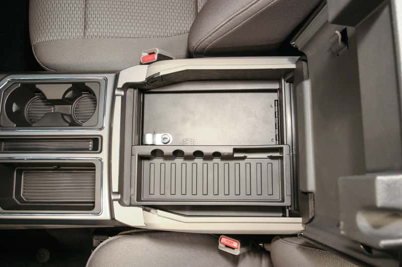 Tuffy Products — Tuffy Console Safe W/ Key Lock For Ford Fseries Flow Thru Console
Console Safe - view 2