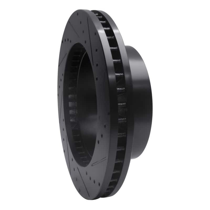 R1 Concepts — R1 05-12 Ford F-250 4WD (Super Duty) Front Left Drilled & Slotted Black Brake Rotor
R1 Brake Rotor Drill - view 4