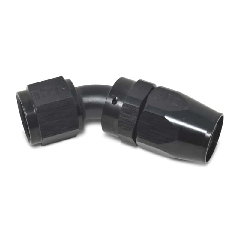 Russell — Russell Performance -4 AN Black 45 Degree Full Flow Hose End
Hose Fitting - view 5