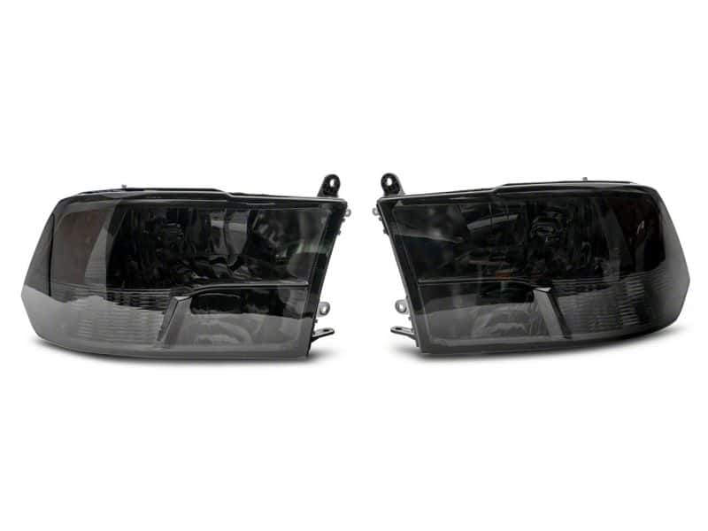 Raxiom — Raxiom 09-18 Dodge RAM 1500 Axial OEM Rep Headlights w/ Dual Bulb- Chrome Housing (Smoked Lens )
Headlights - view 2