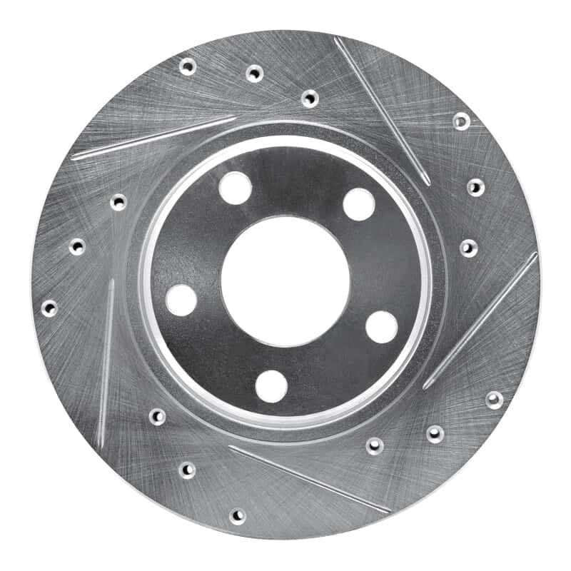 R1 Concepts — R1 90-93 Mitsubishi Galant Front Right Drilled & Slotted Silver Brake Rotor
R1 Brake Rotor Drill - view 6