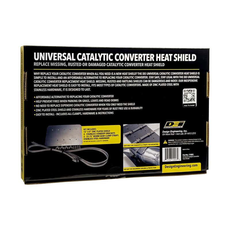 DEI — DEI Catalytic Converter Shield Universal
Heat Shield - view 6