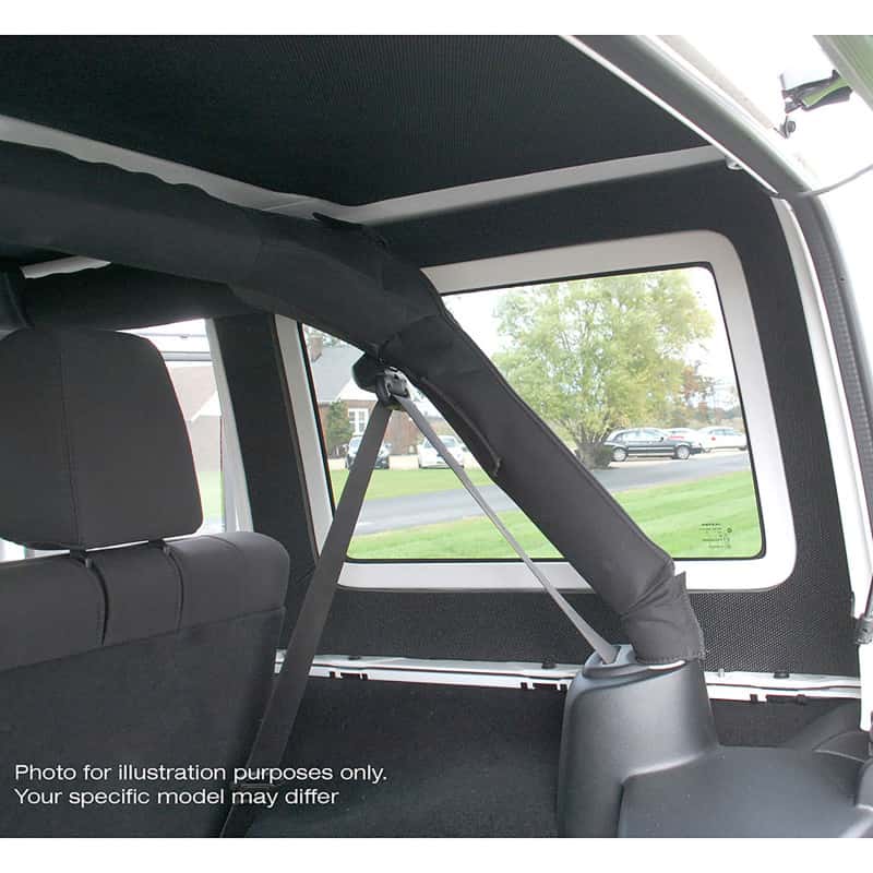 DEI — DEI 11-18 Jeep Wrangler JK 4-Door Boom Mat Rear Side Window Trim - 2 Piece - Black
Sound Dampening Kit - view 4
