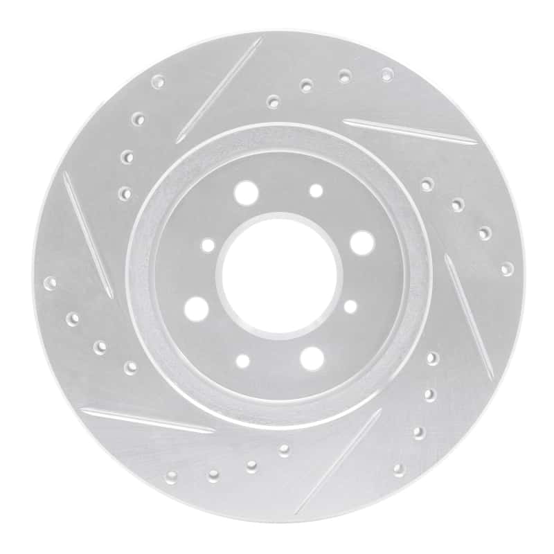 R1 Concepts — R1 88-91 Honda Accord Coupe Front Right Drilled & Slotted Silver Brake Rotor
R1 Brake Rotor Drill - view 5