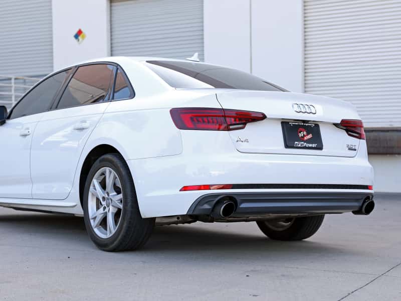 aFe — aFe MACHForce XP 3in-2.5in SS Exhaust Axle-Back 17-19 Audi A4 (B9) L4-2.0L (t) - Polished
Axle-Back Exhaust - view 6