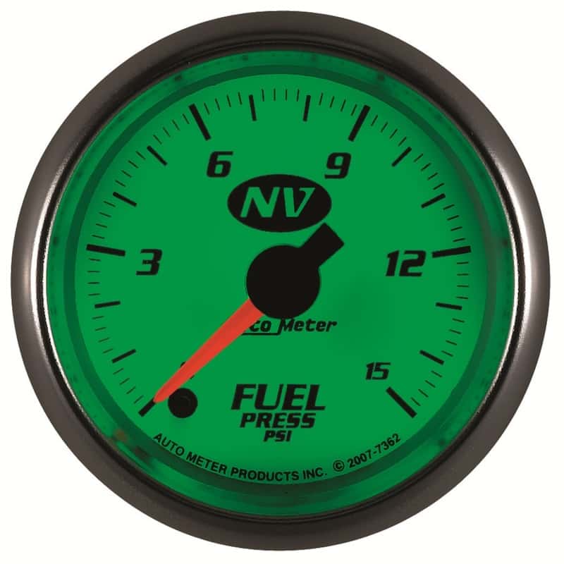 AutoMeter — AutoMeter Gauge Fuel Pressure 2-1/16in. 15PSI Digital Stepper Motor NV
2-1/16" FUEL PRESS, - view 4