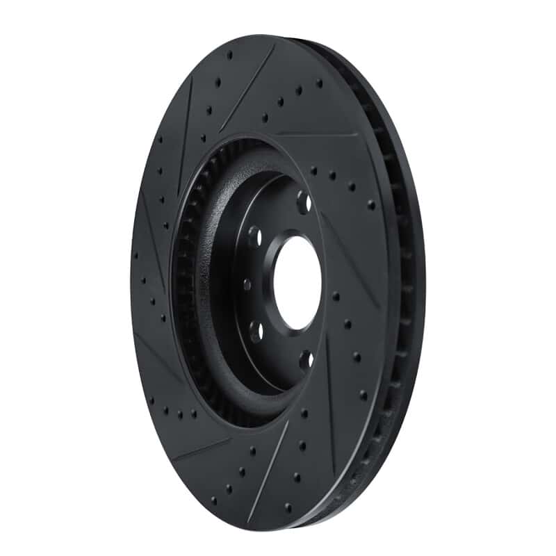 R1 Concepts — R1 13-19 Buick Regal Front Right Drilled & Slotted Black Brake Rotor
R1 Brake Rotor Drill - view 4