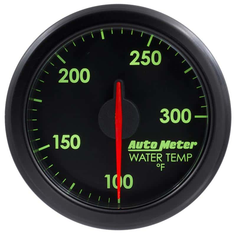 AutoMeter — Autometer Airdrive 2-1/6in Water Temperature Gauge 100-300 Degrees F - Black
GA 2" WTMP AIRDRV BK - view 4