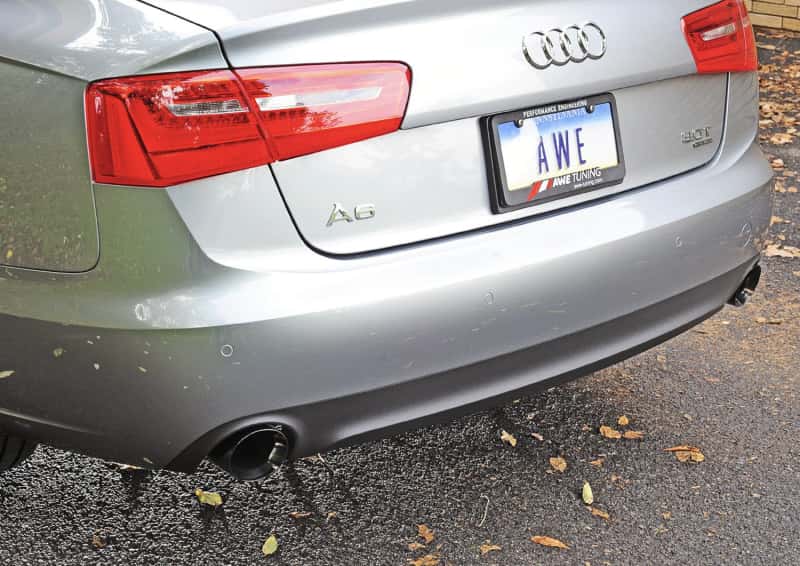 AWE Tuning — AWE Tuning Audi C7 A6 3.0T Touring Edition Exhaust - Dual Outlet Diamond Black Tips
Touring Exhaust - view 2
