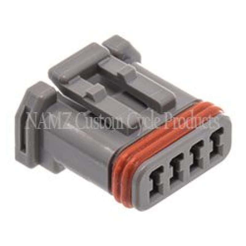 NAMZ — NAMZ JAE MX-1900 4-Position Gray Female Socket Housing (HD 69201179) - view 2