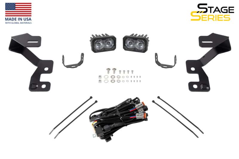 Diode Dynamics — Diode Dynamics 2021 Ford Bronco Sport SS3 LED Ditch Light Kit - Sport Yellow Combo - view 6