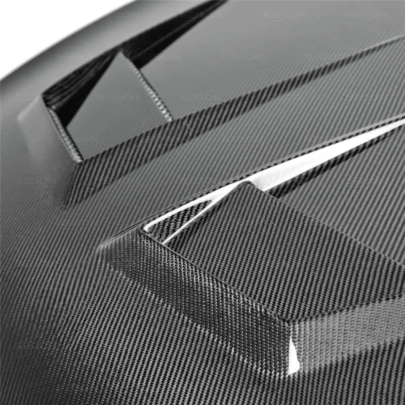 Seibon — Seibon 15-20 Volkswagen Golf MK7 DV-Style Carbon Fiber Hood - view 13