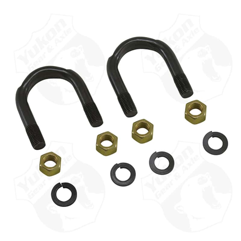 Yukon Gear & Axle — Yukon Gear 1350 & 1410 U/Joint U-Bolts / 3/8in X 1-11/16in / Kit
Strap & U-Bolt Kit 
Strap/U-Bolt Kit - view 2