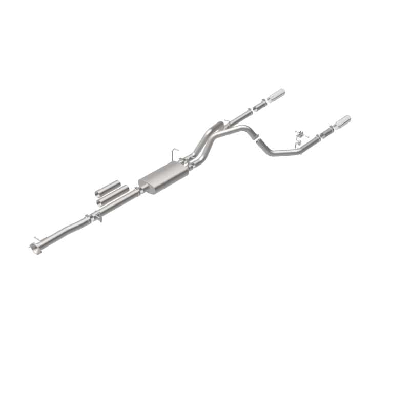 Magnaflow — MagnaFlow Stainless Cat-Back Exhaust 2015 Chevy Silverado 2500HD 6.0L Dual Split Rear Exit 4in
Cat-Back - view 15
