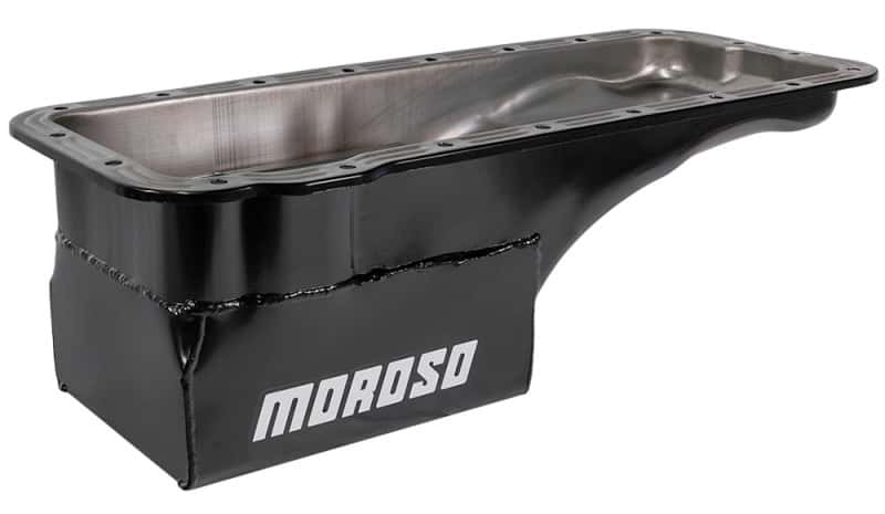 Moroso — Moroso Ford 352-428 FE (w/Front Sump) Deep Wet Sump 7qt 7.5in Steel Oil Pan - view 2