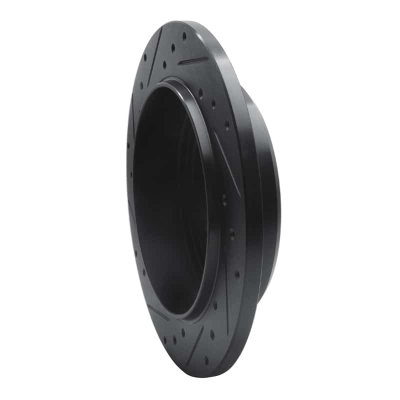 R1 Concepts — R1 05-10 Jeep Commander Rear Right Drilled & Slotted Black Brake Rotor
R1 Brake Rotor Drill - view 4