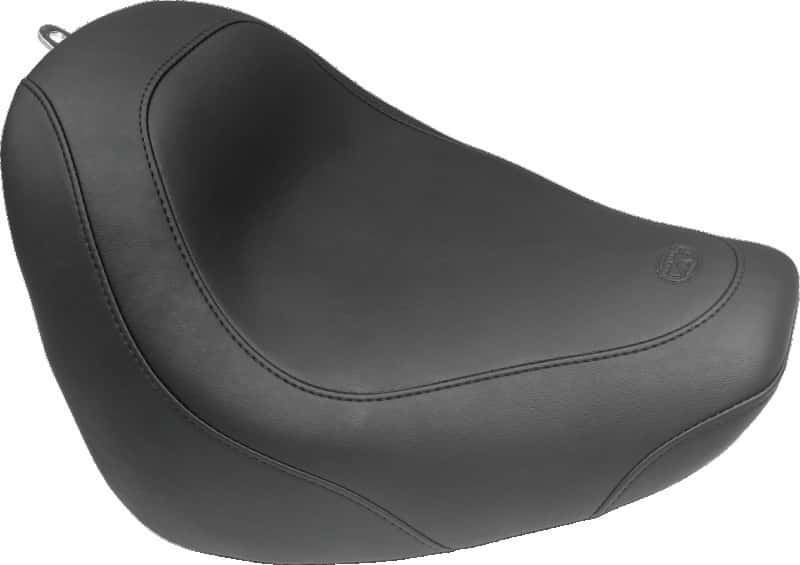 Mustang Motorcycle — Mustang 18-21 Harley Fat Bob Wide Tripper Solo Seat - Black - view 2