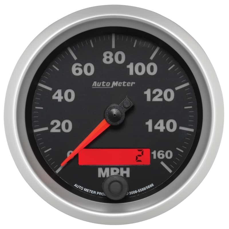 AutoMeter — Autometer Electric Programmable 85.7mm Speedometer 160MPH
3.4" SPD 160MPH ELIT - view 1