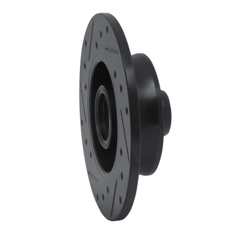 R1 Concepts — R1 92-98 Volkswagen Golf Rear Right Drilled & Slotted Black Brake Rotor
R1 Brake Rotor Drill - view 4