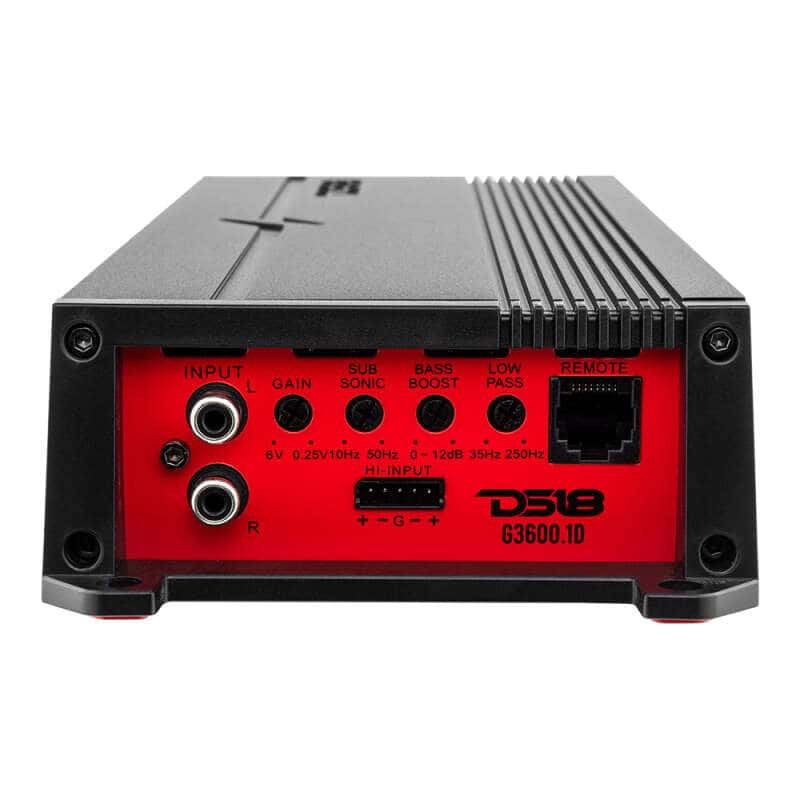 DS18 — DS18 1-Channel Amplifier 1200/1ohm 900/2ohm 500/4ohm Watts RMS - view 3