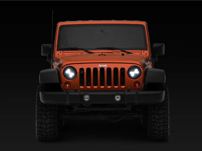 Raxiom — Raxiom 97-18 Jeep Wrangler TJ/JK Axial Spider LED Headlight w/ Amber DRL- Chrome Hsng (Clear Lens)
Headlights - view 12