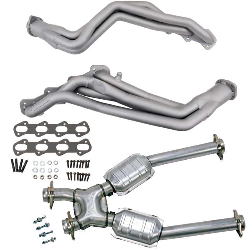 BBK — BBK 99-04 Ford Mustang Cobra/Mach1 1-5/8 Long Tube Headers w/High Flow Catted X-Pipe (Ti Ceramic)
Exhaust Header
Exhaust Kit - view 1