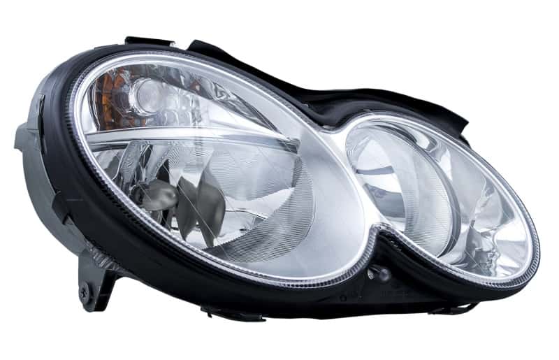 Hella — Hella 2003-2006 Mercedes-Benz C55 CLK55 AMG Halogen Headlight Assembly - view 12