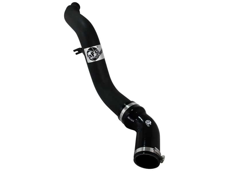 aFe — aFe Bladerunner Intercoolers 3in Black Tube Hot Side w/ Couplings & Clamps 14-15 Ram 1500 V6-3.0L
Hot Charge Pipe - view 1