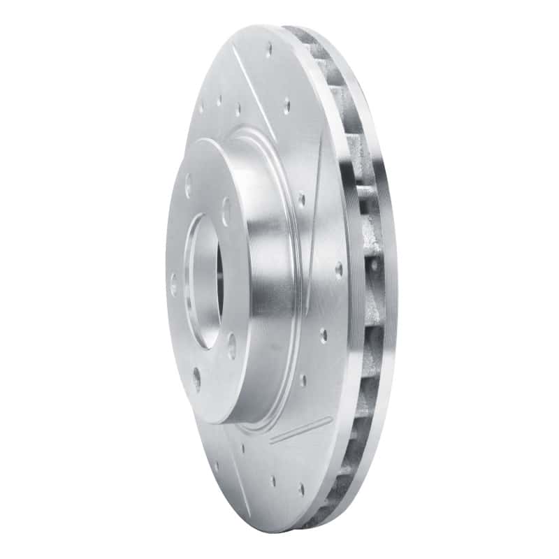 R1 Concepts — R1 92-03 Mazda 626 Front Right Drilled & Slotted Silver Brake Rotor
R1 Brake Rotor Drill - view 2