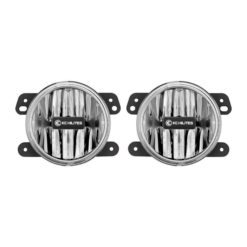KC HiLiTES — KC HiLiTES 10-18 Jeep JK 4in. Gravity G4 LED Light 10w SAE/ECE Clear Fog Beam (Pair Pack System)
Gravity LEDs - view 2