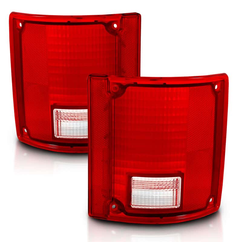 ANZO — ANZO 1978-1991 Chevy Blazer Taillight Red/Clear Lens w/o Chrome Trim Fleetside (OE Replacement)
Tail Light Set
TailLightSet - view 2