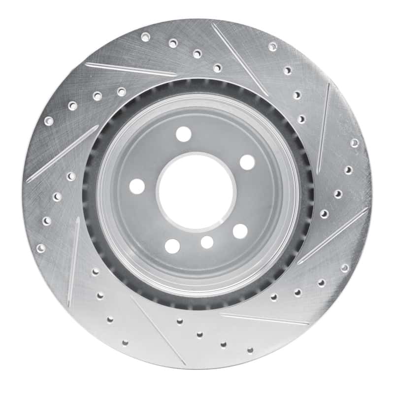 R1 Concepts — R1 06-15 BMW 335I xDrive Rear Left Drilled & Slotted Silver Brake Rotor
R1 Brake Rotor Drill - view 5