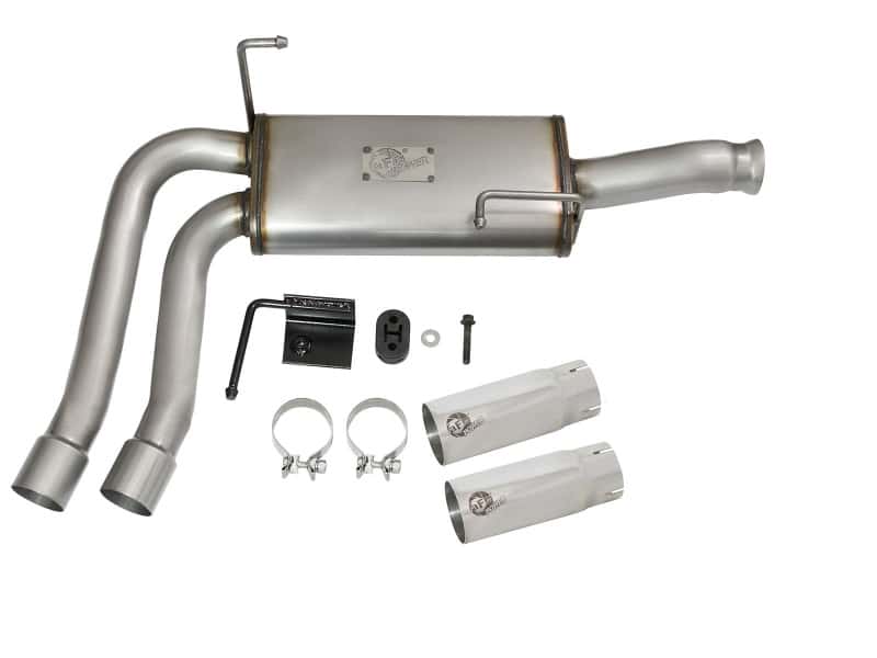 aFe — aFe Rebel Series CB Middle-Side Exit SS Exhaust w/ Polished Tips 09-16 GM Silverado/Sierra V6/V8
Cat-Back Exhaust - view 7