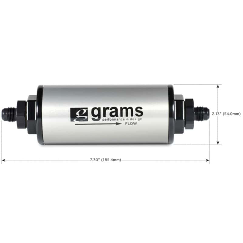 Grams Performance — Grams Performance 100 Micron -6AN Fuel Filter - view 1