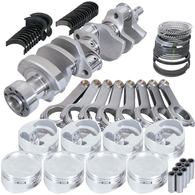Eagle — Eagle Chevy 350 1Pc 3.750in Crank 6.000in H-Beam -28cc 4.060in Pistons Rotating Assembly
Heavy Duty Assembly - view 1