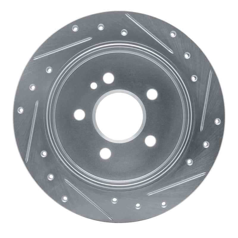 R1 Concepts — R1 98-05 Mercedes-Benz ML350 Rear Left Drilled & Slotted Silver Brake Rotor
R1 Brake Rotor Drill - view 5