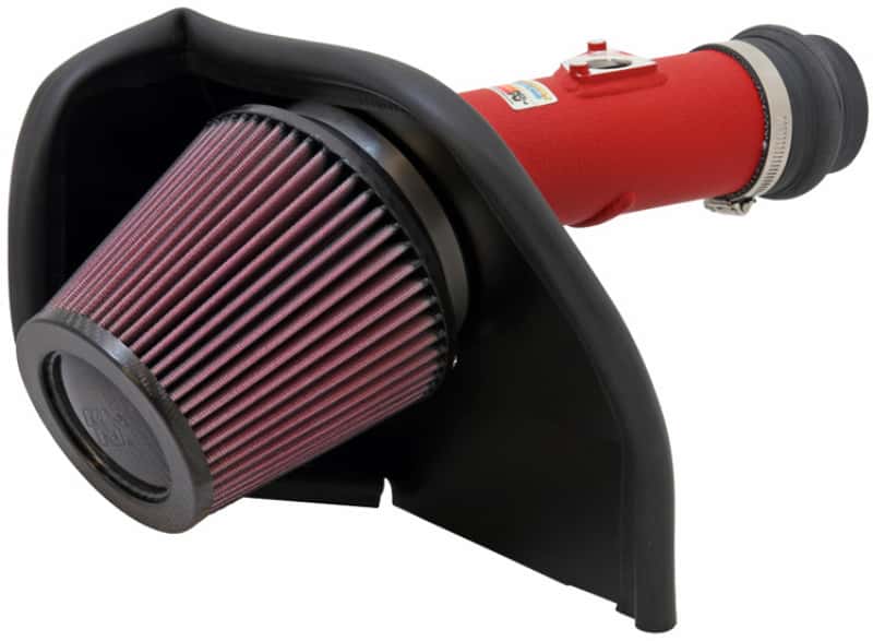 K&N Engineering — K&N 08-11 WRX/STi 2.5L H4 Red Typhoon Short Ram Intake
Performance Air Inta
Air Intake System - view 1