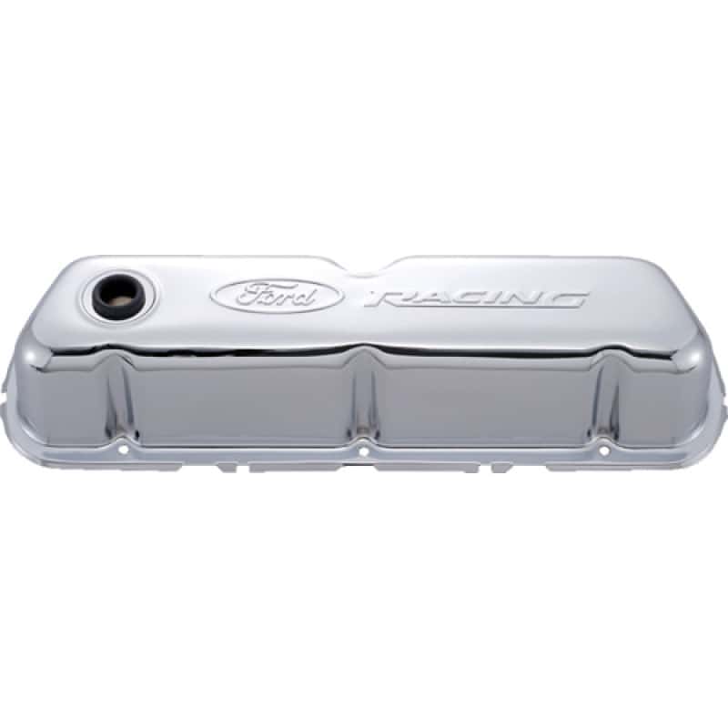 Ford Racing — Ford Racing Embosses Logo Stamped Steel Valve Cover Chrome
Valve Cover Set - view 3