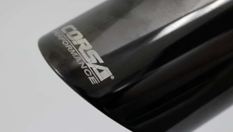 CORSA Performance — Corsa Single Universal 2.5in Inlet / 3in Outlet Black PVD Pro-Series Tip Kit
Exhaust - view 7