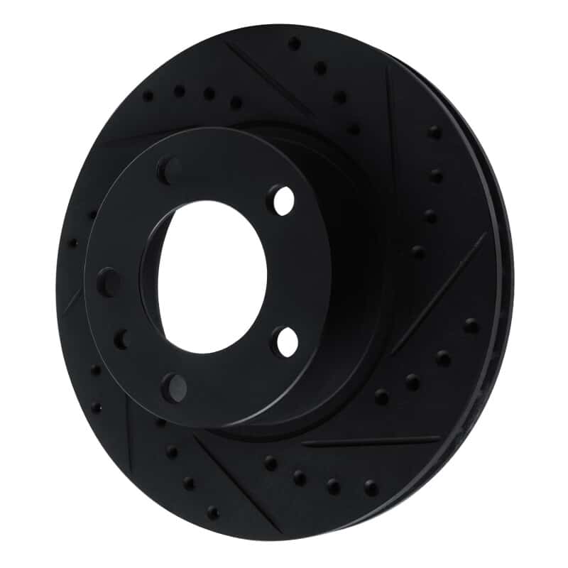 R1 Concepts — R1 82-89 BMW 635CSI Front Right Drilled & Slotted Black Brake Rotor
R1 Brake Rotor Drill - view 2